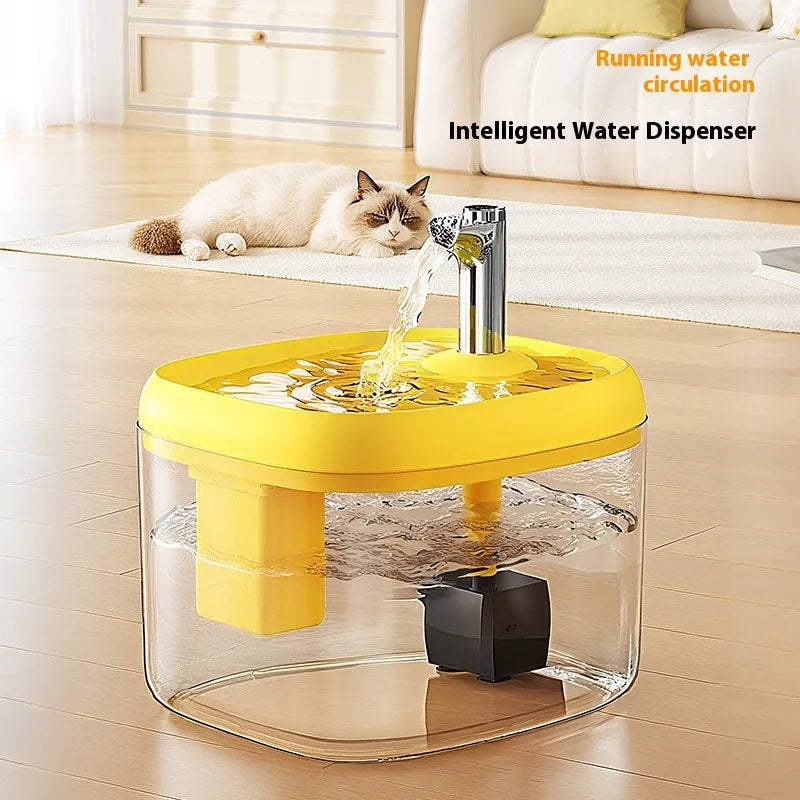Silent Automatic Pet Water Dispenser – Circulating Filtration Fountain for Cats & Dogs