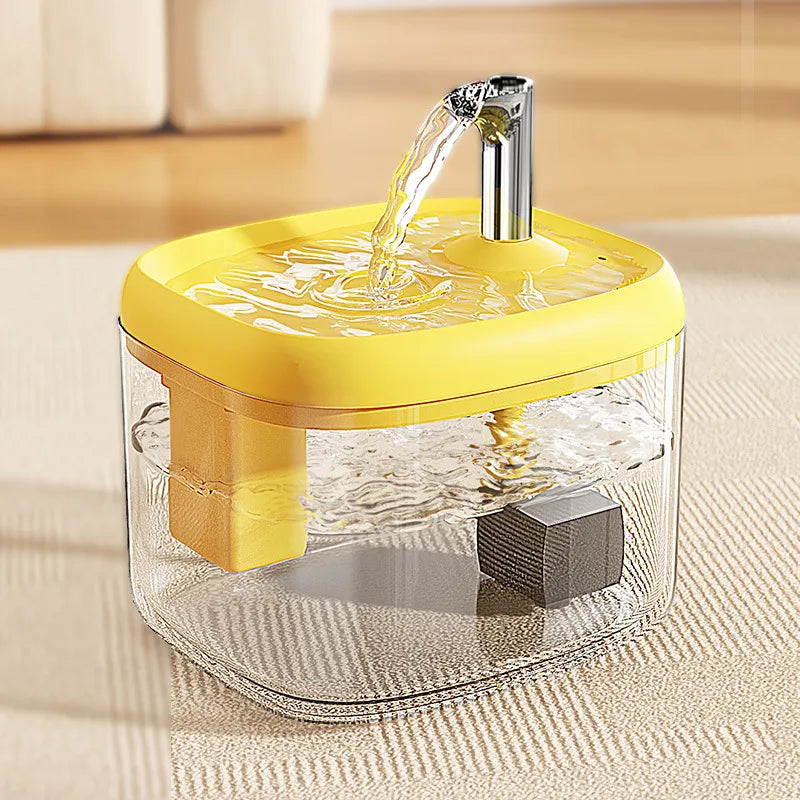Silent Automatic Pet Water Dispenser – Circulating Filtration Fountain for Cats & Dogs